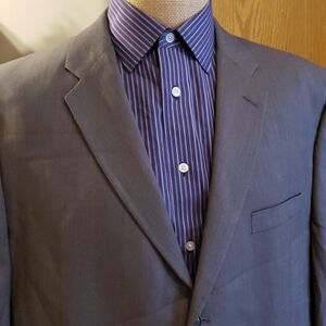 Calvin klein grey suit jacket blazer wool